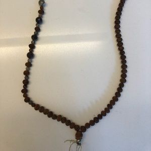 Mala bead necklace or wrap bracelet